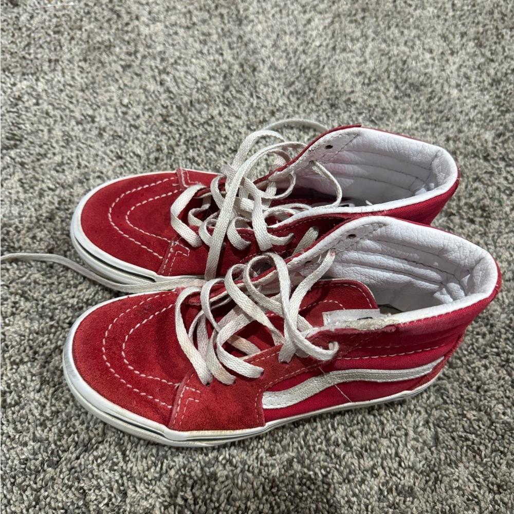Suede high top vans